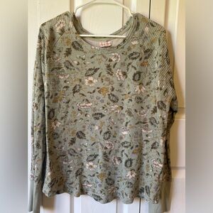 Knox Rose Textured Knit Top in Soft Hues